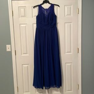 Bridesmaids dress royal blue